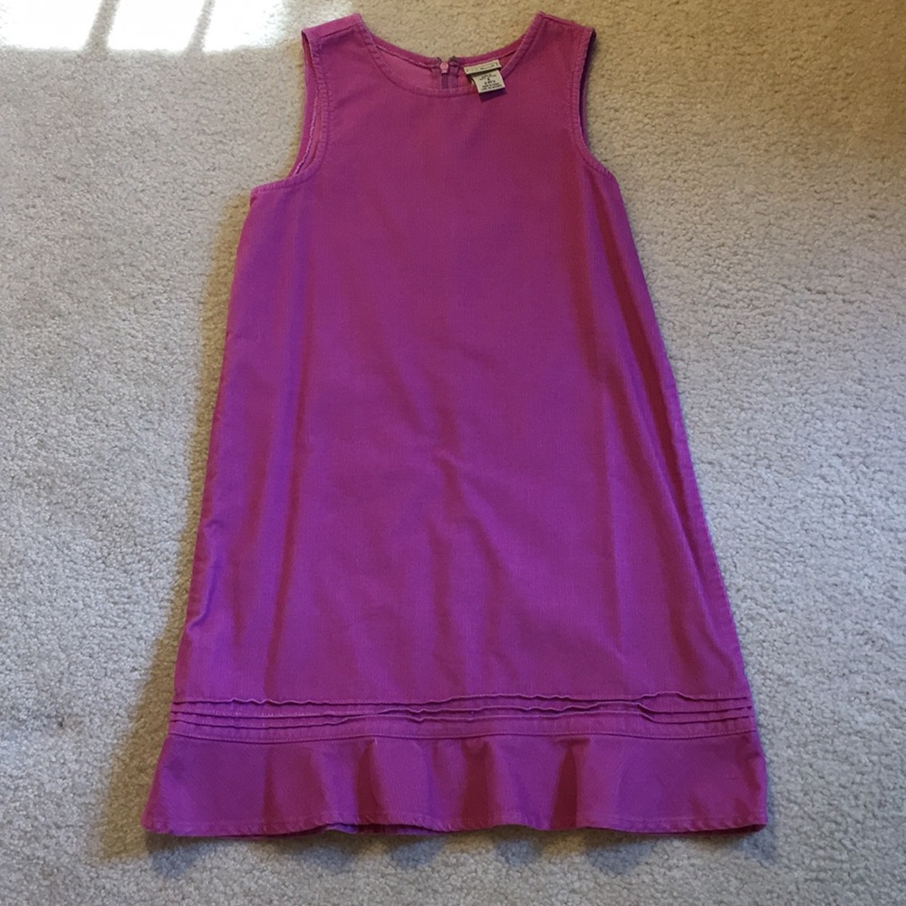 EUC L.L. Bean corduroy sleeveless dress